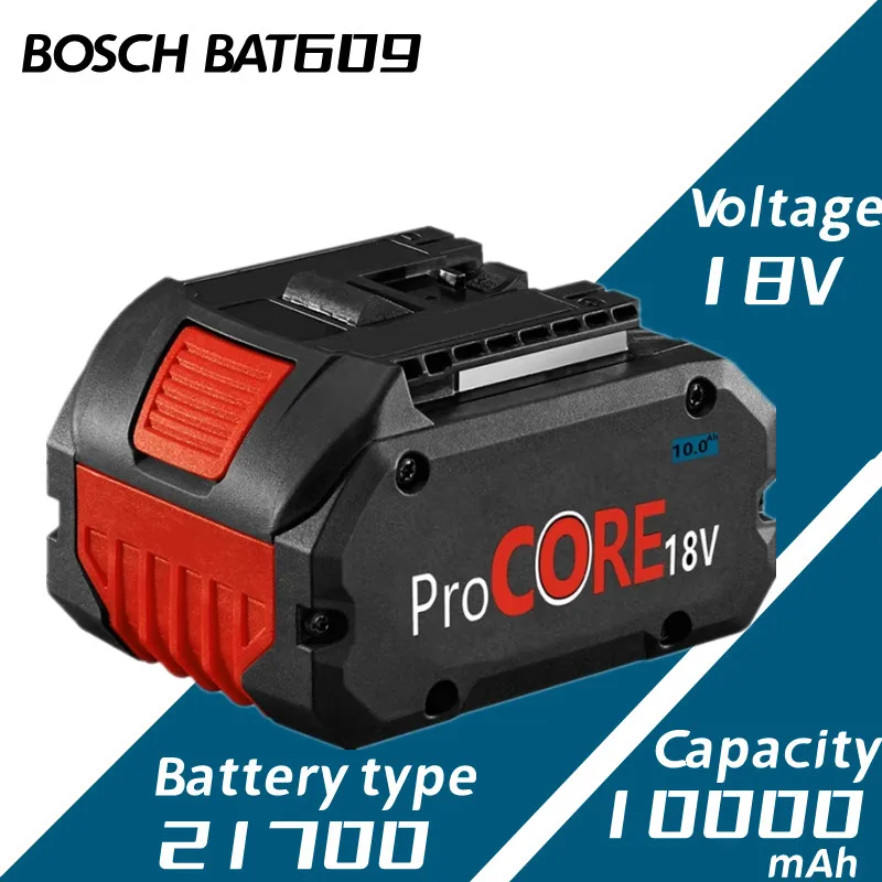 18V 8Ah/10Ah ProCORE Ersatz Batterie für Bosch 18V Professionelle System  Cordless Werkzeuge BAT609 BAT618 GBA18V80 21700 Zelle