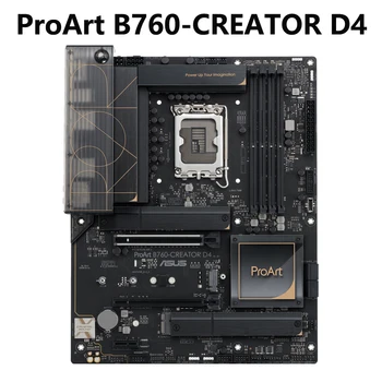 ASUS ProArt B760-Napredna matična ploča CREATOR D4 Intel Virtual Production za 3D renderiranje i uređivanje video 4K / 8K, 3 Utora M. 2 volumen od 2,5 Gb Slika