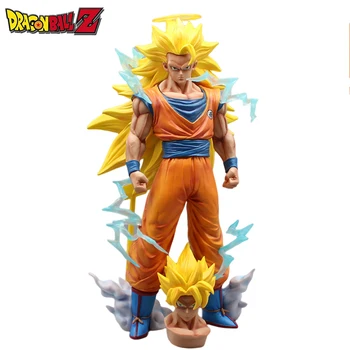 35 cm sina Goku Figurica Igračke Anime Dragon Ball Z Figurica DBZ Super Сайян 3 Figurice PVC Zbirka Model Dar za Djecu Slika