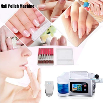 Električna bušilica za nokte, profesionalna poliranje noktiju, vodeni sprej za gel-poli, jednostavno i fino poliranje noktiju za samo nekoliko sekundi Slika