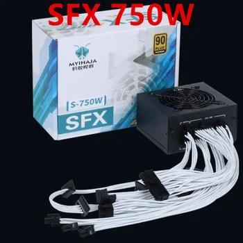 Novo napajanje SFX za MYIHAJA ITX 90Plus Platinum 750 W, odvodna izvor napajanja S-750 W Slika