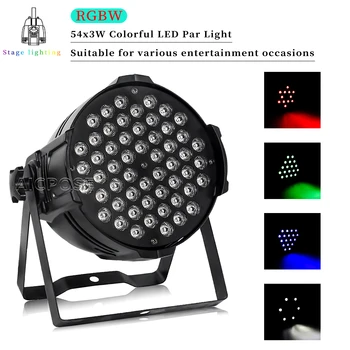 54x3 W RGBW Boje Svjetlo LED Scenic lampe RGB 3 u 1 Aluminijski Scenic Reflektor DMX Upravljanje DJ Disco-Svjetiljka Vjenčanje Umjetničko Rasvjeta Slika