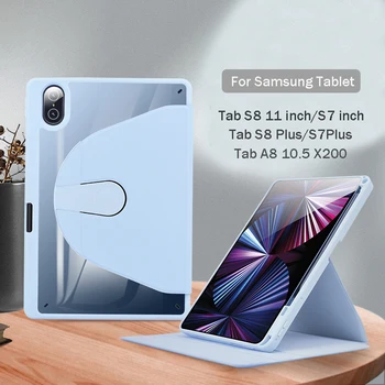 Za smart Samsung Galaxy Tab S6 lite 10,4 Torbica-stalak Galaxy Tab A7 10,4 A8 10,5 A7 lite 8,7 Torbica sa rotacijom 360 stupnjeva, s držačem S pen Slika