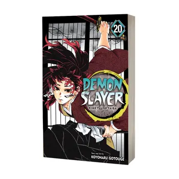 20-томное anime Demon Slayer Kimetsu No Vol 20 Yaiba Japan Fantasy Znanost tajna neizvjesnost engleska verzija manga stripa Slika