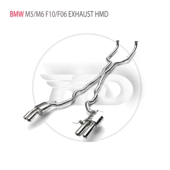 HMD Performance Ispušni Sustav Od Nehrđajućeg Čelika Catback Za BMW M5 M6 F10 F06 Automatski Modifikacija Elektronski Ventil Ispuha Slika
