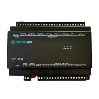 8-kanalni temperaturni senzor PT100, 16-kanalni analogni ulazni modul TCP Modbus RTU Slika