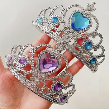 2023 Novi vještački Princeza kraljica Vjenčanje crown šlem kristalna tijara za žene Dječje crown Haljina za kosu Pribor nakit Slika