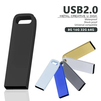 2022 Novi USB Flash drive raznih boja usb pendrive 2,0 64 gb, 32 gb, 4 gb, usb memoria stick u disk s korisničkim logotipom fotografija Slika