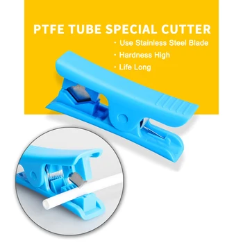 PTFE poseban rezač 3D pisač dijelovi Teflonto tube nož za rezanje cijevi PVC Najlon PU niti reznih alata Biue 1PC 2 KOMADA Slika