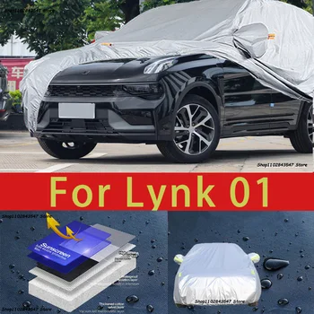 Za Lynk 01 Vanjska zaštita Pun auto sjedalo Snježni pokrivač štitnik za sunce vodootporan prašinu vanjske auto oprema Slika