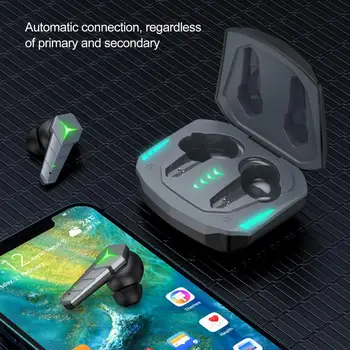 Bluetooth kompatibilne Slušalice s niskim kašnjenjem Stereo Dubokim Basom Bežični Gaming Slušalice s RGB pozadinskim Osvjetljenjem Slušalice za sport Slika