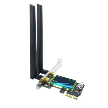 T8WC 1200 Mb/s, PCIe WiFi Card Adapter 1200 Mb/s Bluetooth-kompatibilni 4.0 802.11 ac 2,4 G/5 Ghz dual-band za stolna RAČUNALA Slika