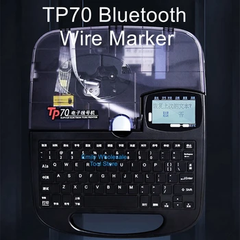TP70 e-pisač s brojem linije, pisač s brojem cijevi, stroj za nanošenje sobe linije Bluetooth pisač s brojem cijevi psihijatar Slika