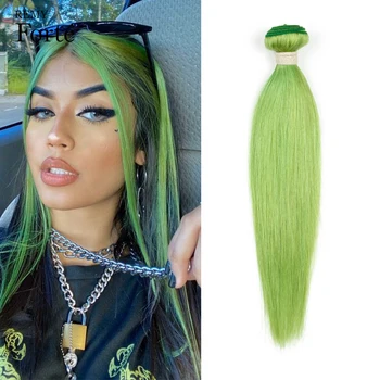 Remy Forte Pramenova kose brazilski izrade pramenova kose Zelene grede od ljudske kose 1/3/4 kose Ekstenzije jedan pramenova kose dobavljači Slika