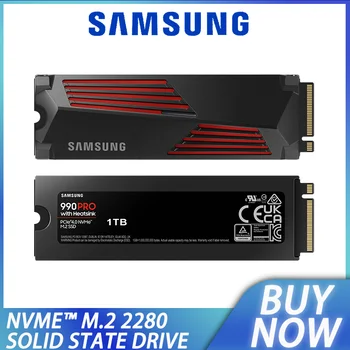 Samsung 990 Pro S Radijatora SSD 1 TB, 2 TB Interni Statički disk Hard disk PCIe 4.0 NVMe M. 2 SSD Za Laptop Stolni ps5 Slika