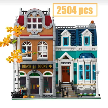 Knjižara Kompatibilan s modulom 10270 City Street View, gradivni blokovi, igračke, pokloni za dječake i djevojčice Slika
