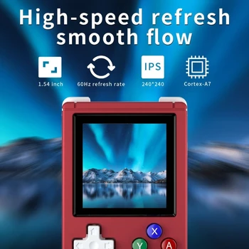 Prijenosni konzole za video-igre, konzole za video-Igre sa 1,54-inčni ekran, punjiva mini player 1050 mah Slika