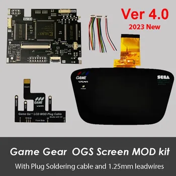 2023 Novi V4 LCD zaslon S pozadinskim Osvjetljenjem, Puni Zaslon, VGA Izlaz, Revije, pozadinsko Osvjetljenje, Setove LCD Zaslona S Podesivim Svjetline Za konzole SEGA Game Gear GG Slika