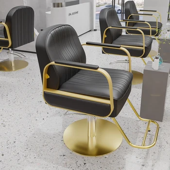 Zlatno kose stolica, inteligentni, luksuzno, za profesionalnog stilista kose stolica, estetski Sedia Barbiere, kose oprema MQ50BC Slika