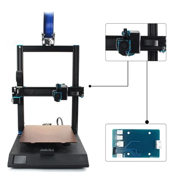 Dodatna oprema za 3D-printer, rezervni dijelovi, naknada adapter za tiskane ploče s vrućim kraj + kit 24-kontaktnih vodova za topništvo dio sidewinder X1 Slika