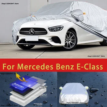 Za Mercedes Benz E-Class vanjska zaštita, pun auto sjedalo, snježni pokrivač, štitnik za sunce, vodootporan prašinu vanjske auto oprema Slika