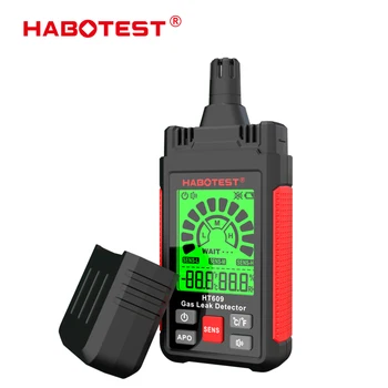 Detektor istjecanja plina HABOTEST HT60/HT609 mikrofon visoke osjetljivosti detektora plina za testiranje otrovnih i zapaljivih plinova LCD zaslon Slika