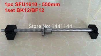 Osmišljenog kraj шарикового vijka sfu1610-550 mm + podrška BK12/BF12 CNC Slika