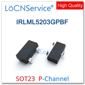 LoCNService 3000 kom. IRLML5203GPBF SOT23 P-Kanal 20 30 Visoke kvalitete Made in China IRLML IRLML5203 GPBF Slika