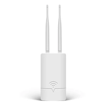 2,4 G Bežične WiFi AP router 300 Mbit/s s antenom 2X5DBi Podrška za PoE i dc za vanjski monitor na zidni utikač EU Slika