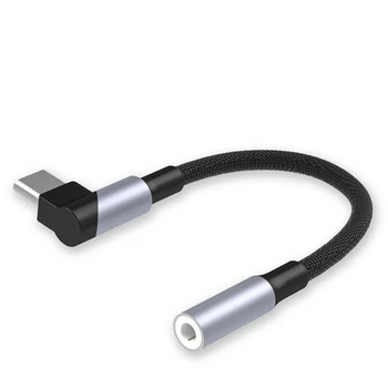 Olaf USB Type C Do 3,5 mm Aux Adapter Type-c 3,5 Audio Priključak Kabel Za Slušalice, Kabel, Pretvarač Samsung Galaxy S21 S22 Huawei P50 Slika