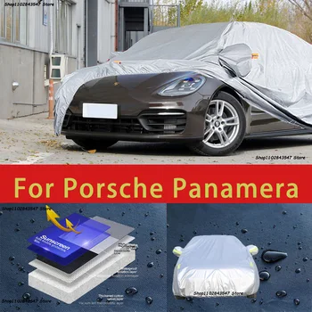 Za Porsche Panamera Vanjska zaštita, pun auto sjedalo, snježni pokrivač, štitnik za sunce, vodootporan prašinu vanjske auto oprema Slika