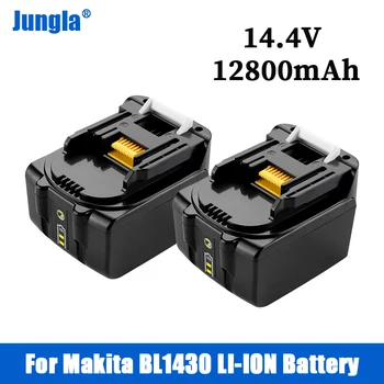 14,4 v 12,8 Ah Baterija za Bušilice Makita BL1430 Smjenski Li-Ion Punjiva Baterija LXT200 BL1415 194558-0 194559-8 194066-1 Slika