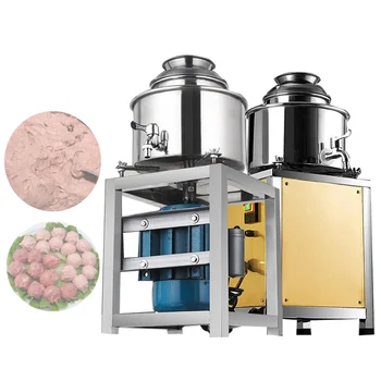 Električna višenamjenski stroj za mućenje ribljih фрикаделек, mašina, stroj za kuhanje фрикаделек, poslovni mašina od nehrđajućeg čelika, stroj za rezanje hrane Slika