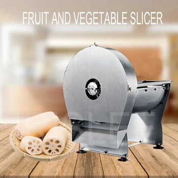 Električna овощерезка od nehrđajućeg čelika, poslovni podesiva automatski stroj za mljevenje voća, domaće слайсер Slika