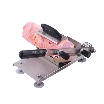Lider prodaje, ručni stroj za rezanje smrznutog mesa, mašina/слайсер za smrznuto meso Slika