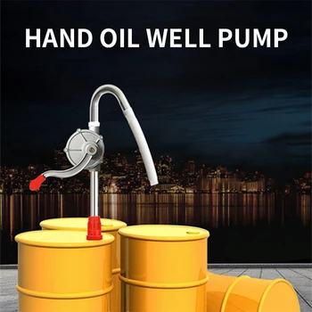 Ručna pumpa za ulje od nehrđajućeg čelika, ručno rotacijski pumpu 19 # Prijenosna pumpa za ulje od aluminijske legure Slika