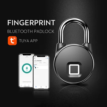 Prediktivni biometrijska brava za hostel s lozinkom autentičnosti pomoću otiska prsta, bez ključa, kompatibilan s Bluetooth 4.1, prijenosni protuprovalni sustav sigurnosti Slika