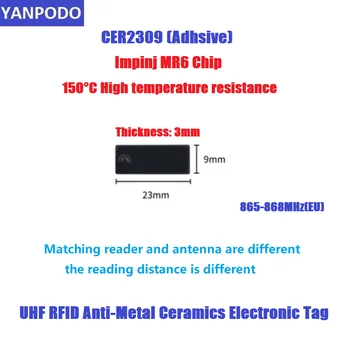 Yanpodo UHF RFID EU 865-868 Mhz pasivna антиметаллическая vodootporne tag s velikim radijusom djelovanja 3-7 m, visoke performanse za praćenje skladišta alata Slika