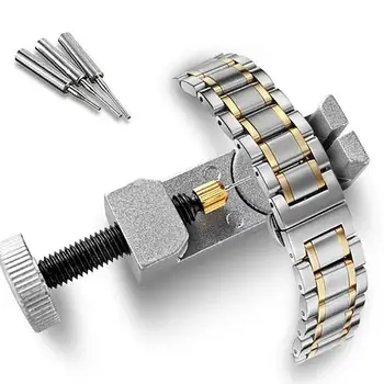 Portable Metal Watch Band Adjuster Bracelet Link Pin Maknuti Watch Band Repair Tool Kit with 3 Extra Pins Alat za popravak Slika