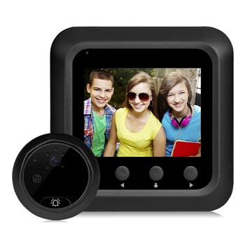 Zaštita sigurnosti видеодомофона Peephole 2,4-inčni LCD IC kamerom noćno snimanje snimku vizualni vrata zvona Slika