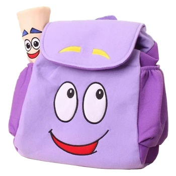 Ruksak Dora Explorer, rescue torba s karticom, igračke za predškolske dobi, ljubičasta za božićni dar IGBBLOVE Ruksak Dora Explorer Slika