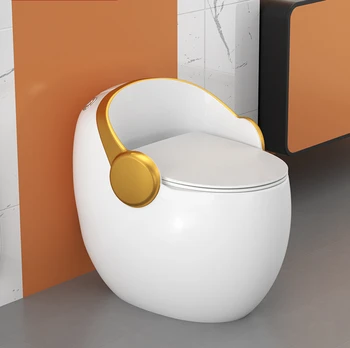 Kućni wc, kreativni šarene cijele mali objekat veliki slivnik dokaz prskanje vodom sifon, glupi odvodnim wc Slika