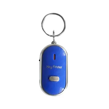 Mini-Zvižduk Anti Izgubljeni Privezak Za ključeve, Alarm Torbicu Za Praćenje Kućne Ljubimce Pametan Treperi Zvučni Signal Daljinski Lokator Privjesak Za Ključeve Tracer Key Finder + LED Slika