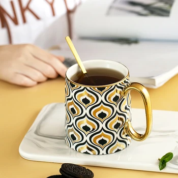 Bubalo keramičke luksuzna visokokvalitetna kreativno jednostavan kućanski european cup, demitasse, šalicu za par šalica za doručak, šolja za čaj, kuhinjski pribor Slika