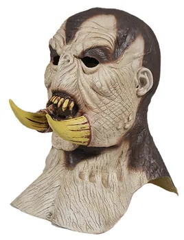 Maska terora za Halloween, i zastrašujući šlem čudovište Warcraft, rekvizite za zurke Slika