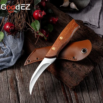 Noževi GoodEZ za rezanje voća, kora, kuhanje krumpir noževi za čišćenje povrća, drvoreza, lovački kuhar nož na otvorenom Slika