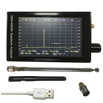 35M-4400Mhz 50Ω Ručni Prijenosni Analizator spektra STM32F407 RF Высокочастотный analizator spektra EMC Slika