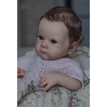 45-сантиметровая novorođene lutka-реборн Betty, realno, mekana na dodir, lijepa beba, višeslojne 3D-slikarstvo kože s vidljivim venama. Slika