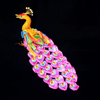 Paun model karakteristična obrtnički aluminijska žica pleter metalne žice diy phoenix kreativni dar подарочное ukras Slika