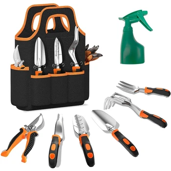 Set alata iz 7 predmeta teški alat uključuje ručni iskop rake weeding makaze škare za muškarce i za žene Slika